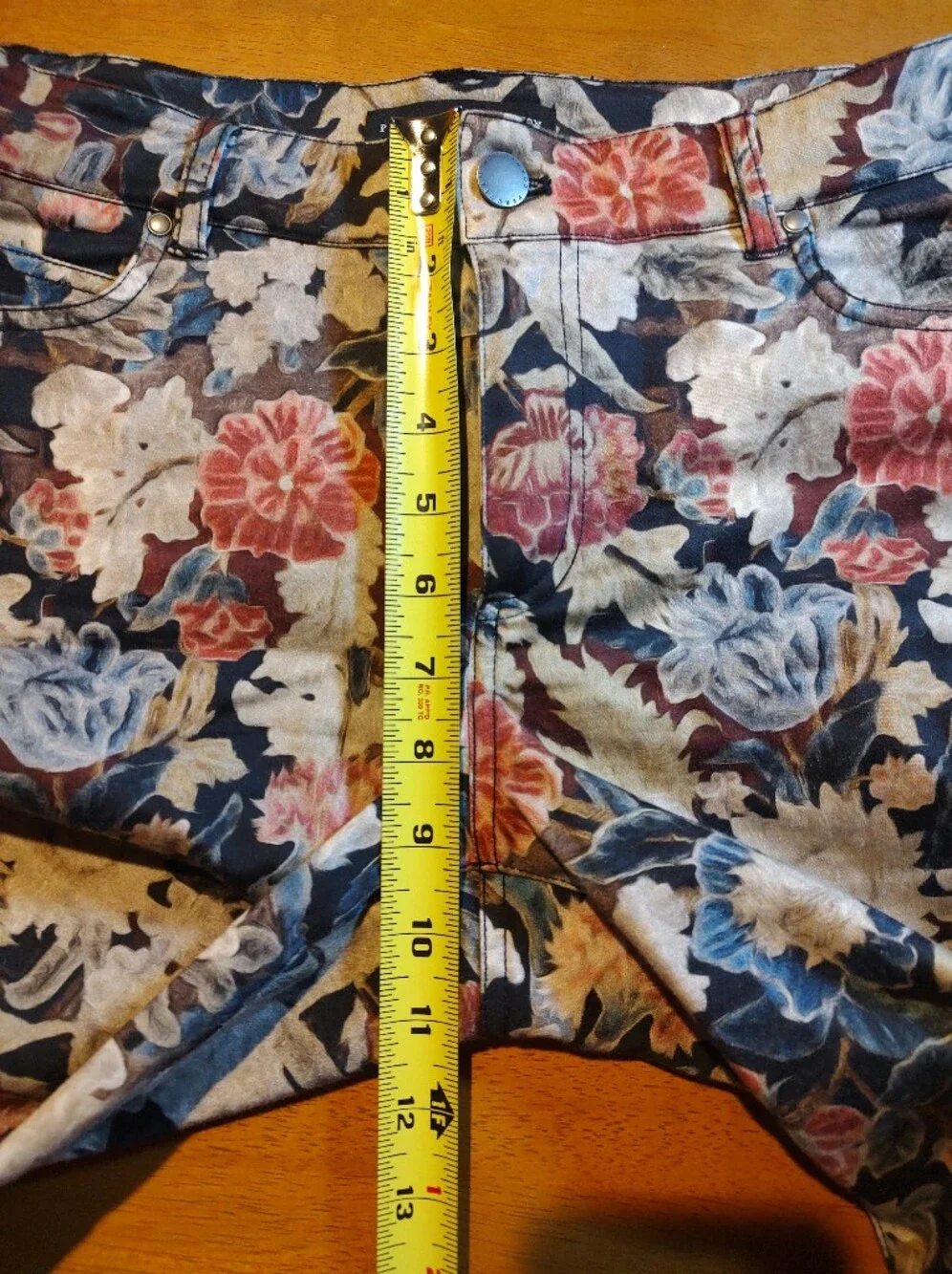 🏵️ Peruvian Connection Slim Cotton Floral Pants Size 6